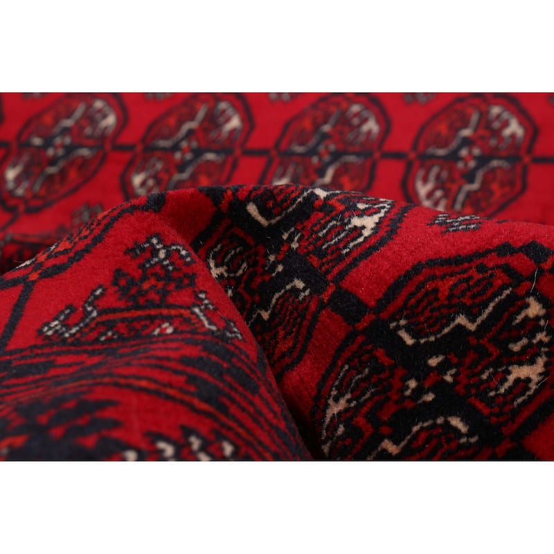 Teimani Red Rug 3'11" x 5'10" - 3'11 x 5'10