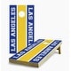 preview thumbnail 1 of 5, Los Angles Rams Striped Cornhole Game (Choose Wraps or Boards) 2x4 Boards (24" x 48") - Include ALL Accessories