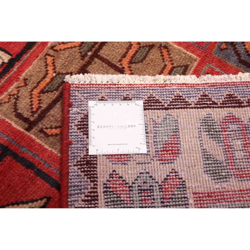 ECARPETGALLERY Hand-knotted Andelz Red Wool Rug - 4'8 x 9'1