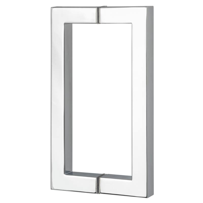 Sure-Loc SHR-SQ1 Square 8" Center to Center Back to Back Shower Door - Polished Chrome