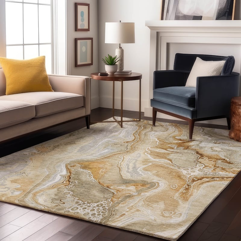 Premium Washable Super Soft Modern Glam Mayfield Rug