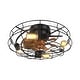 preview thumbnail 6 of 4, Industrial Style Led Ceiling Fan