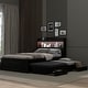 preview thumbnail 19 of 30, Twin XL/Full XL Size Platform Bed with LED Storage Headboard and Charging Station, Wood Bed Frame w/Twin Size Trundle &2 Drawers