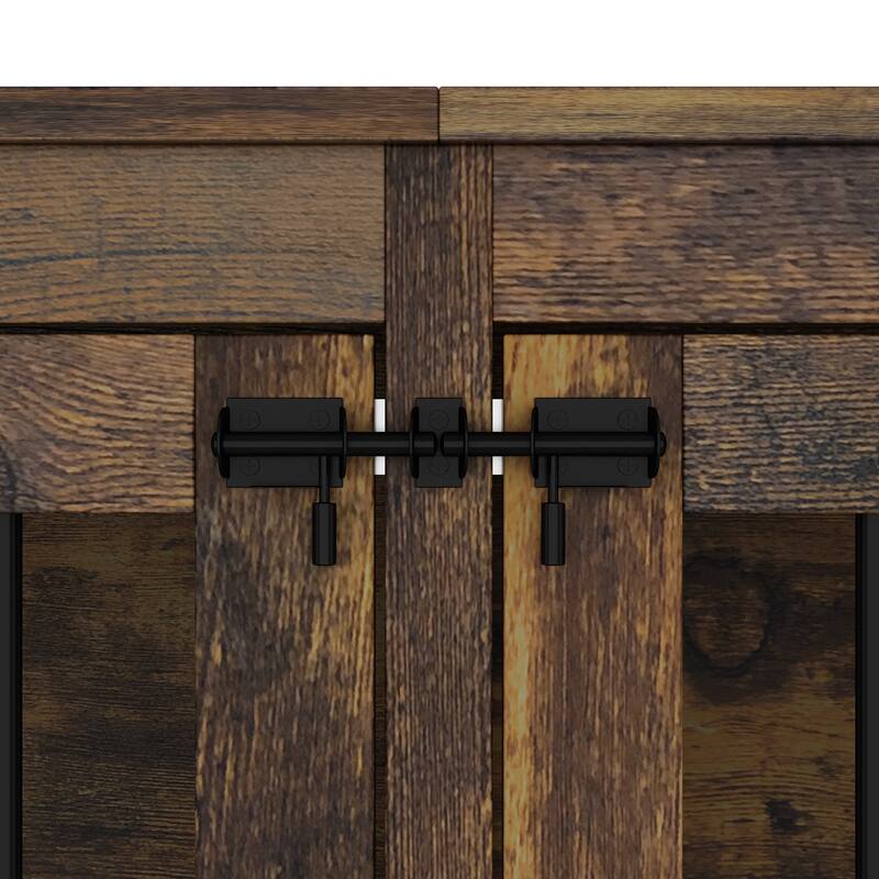 Multi-functional Pet Crate with Secure Locks - Versatile Color Console