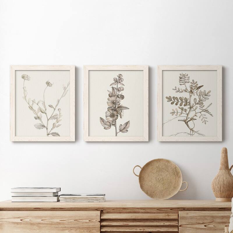 Neutral Botanical Study IV-Premium Framed Canvas - Ready to Hang - Multi-Color