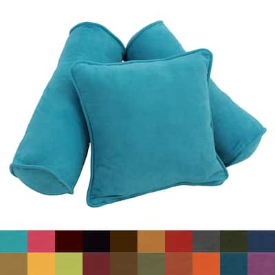 Blazing Needles Microsuede Pillow Package (Set of 3)