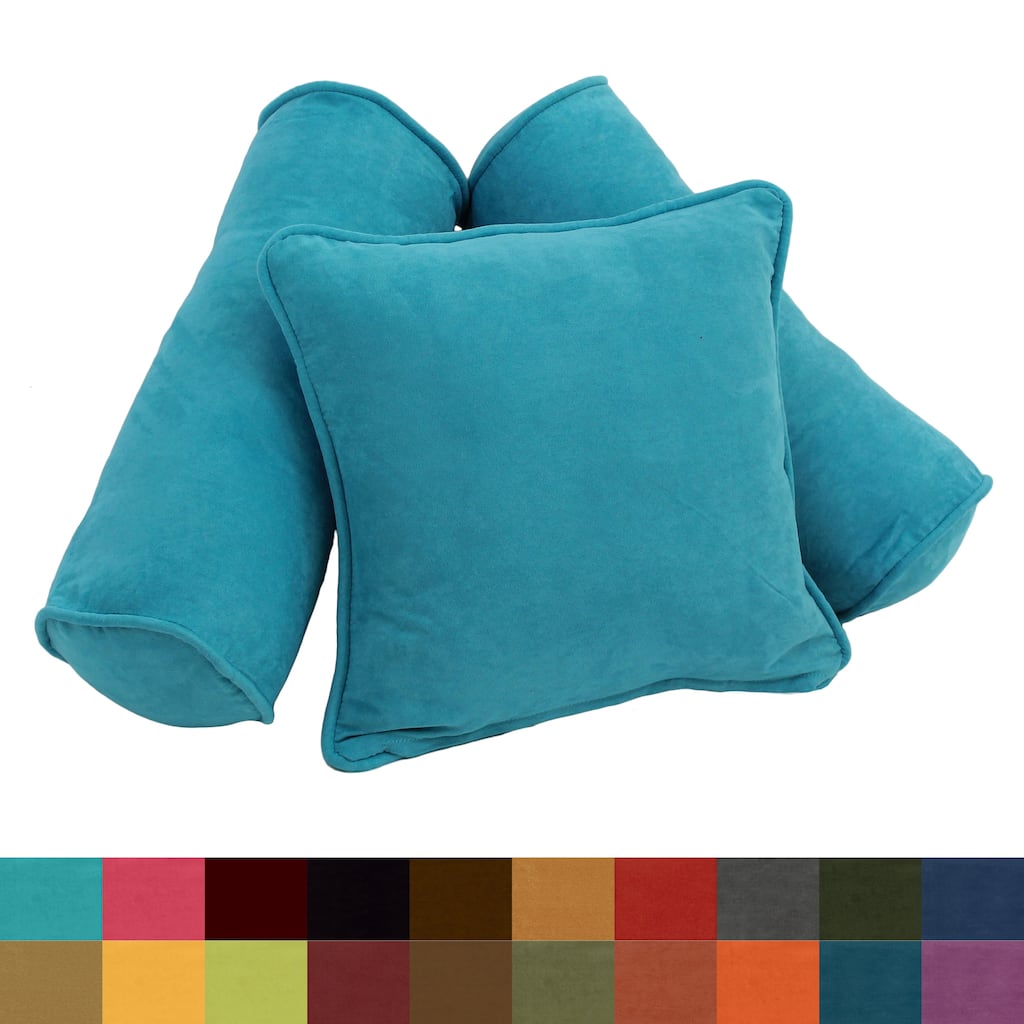 Blazing Needles Microsuede Pillow Package (Set of 3)