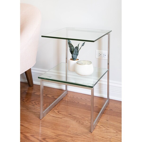 Stainless Steel 6G End Table. Opens flyout.