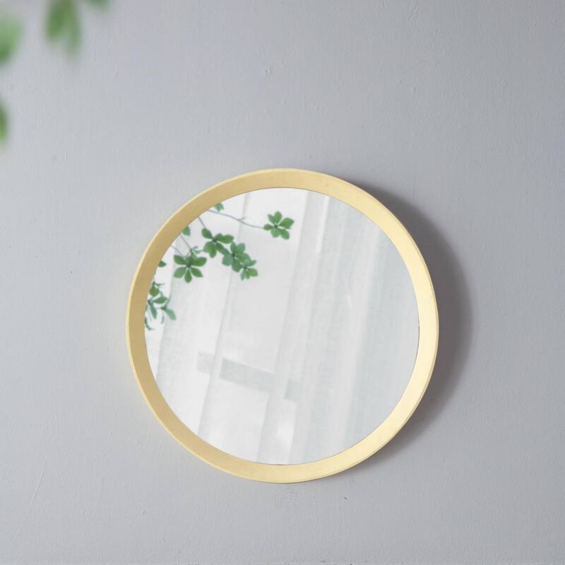 Round wall mirror for living room