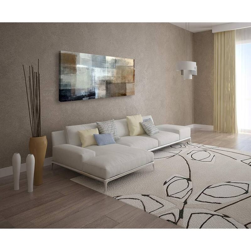 Abstract Wall Art Print Paintings Grey and Brown