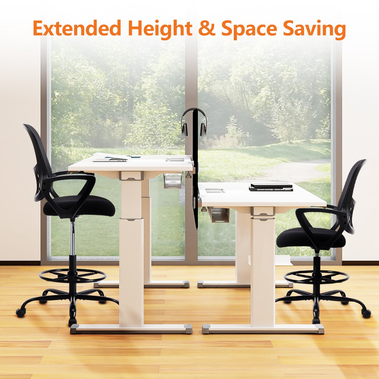 Ergonomic Drafting Chair Tall Standing Desk Office Chair Bed