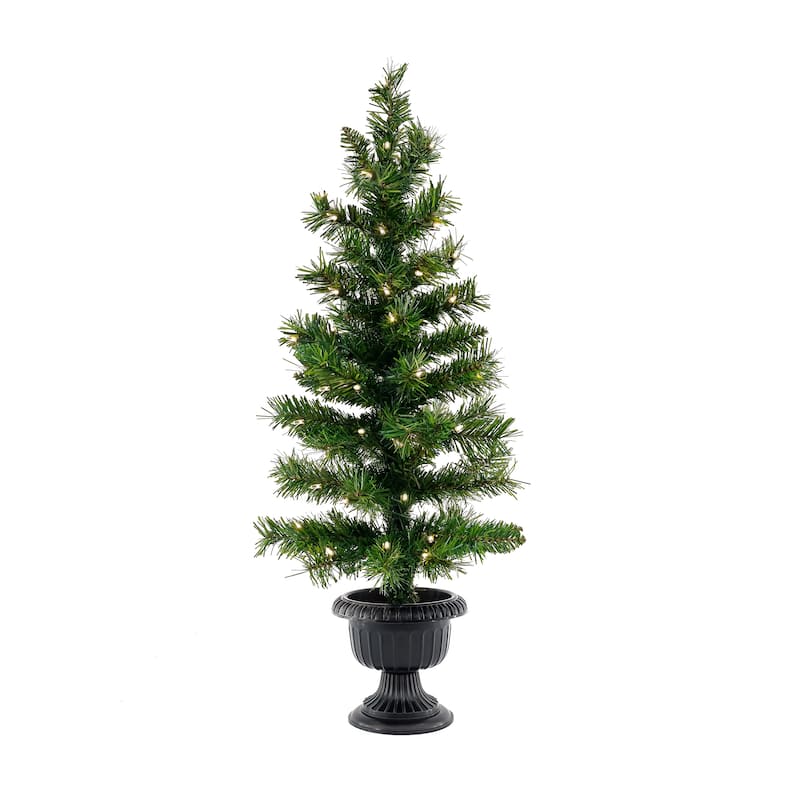 National Tree Company Warm Welcome Bundle Pre-Lit Assortment - 3 ft
