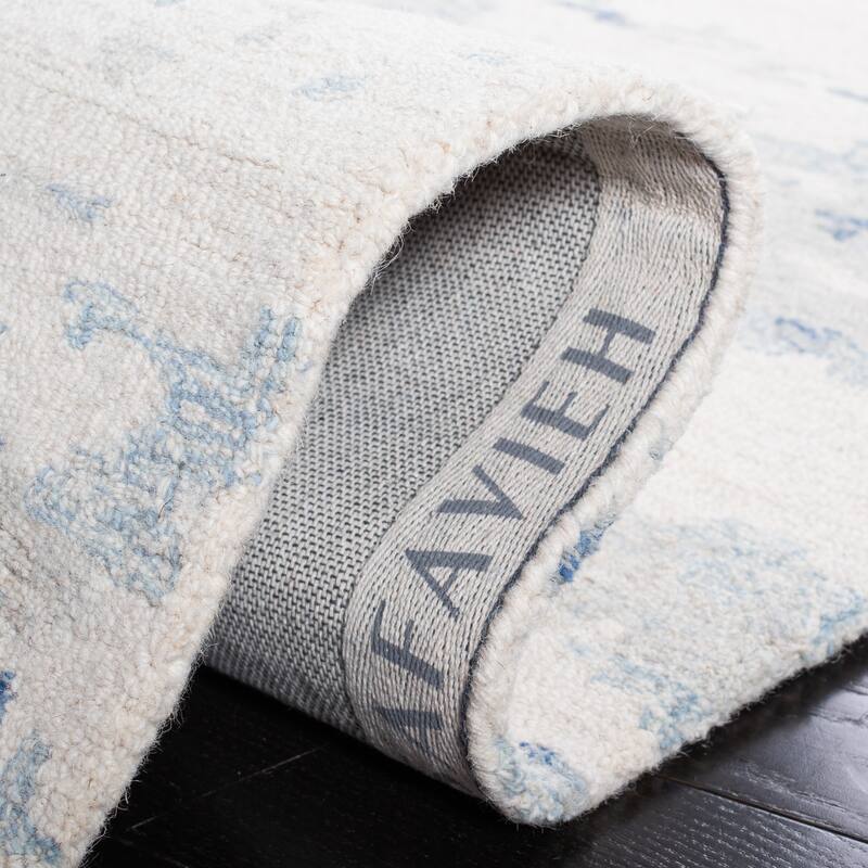 SAFAVIEH Handmade Abstract Mahmooda Contemporary Wool Rug On Sale