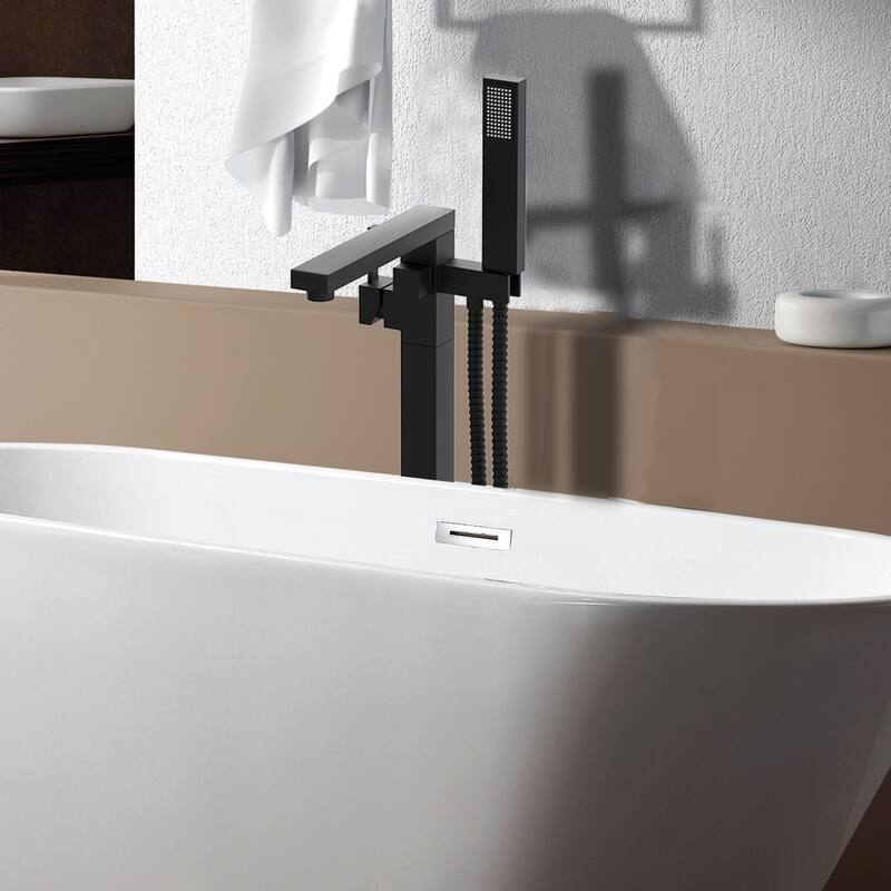 Freestanding Bathtub Faucet with Hand Shower