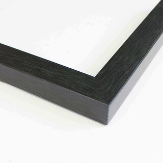 9x15 - 9 x 15 Charcoal Flat Solid Wood Frame with UV Framer's Acrylic ...