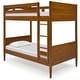 preview thumbnail 14 of 17, Mid Century Modern Bunk Bed Twin over Twin