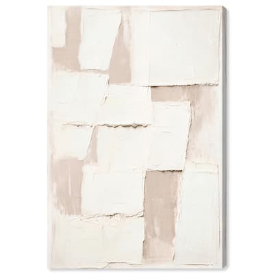 Plastered Planes II Canvas by Art Remedy, Gallery Wrapped