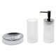 preview thumbnail 3 of 2, Nameeks Gedy Bathroom Accessories Set White