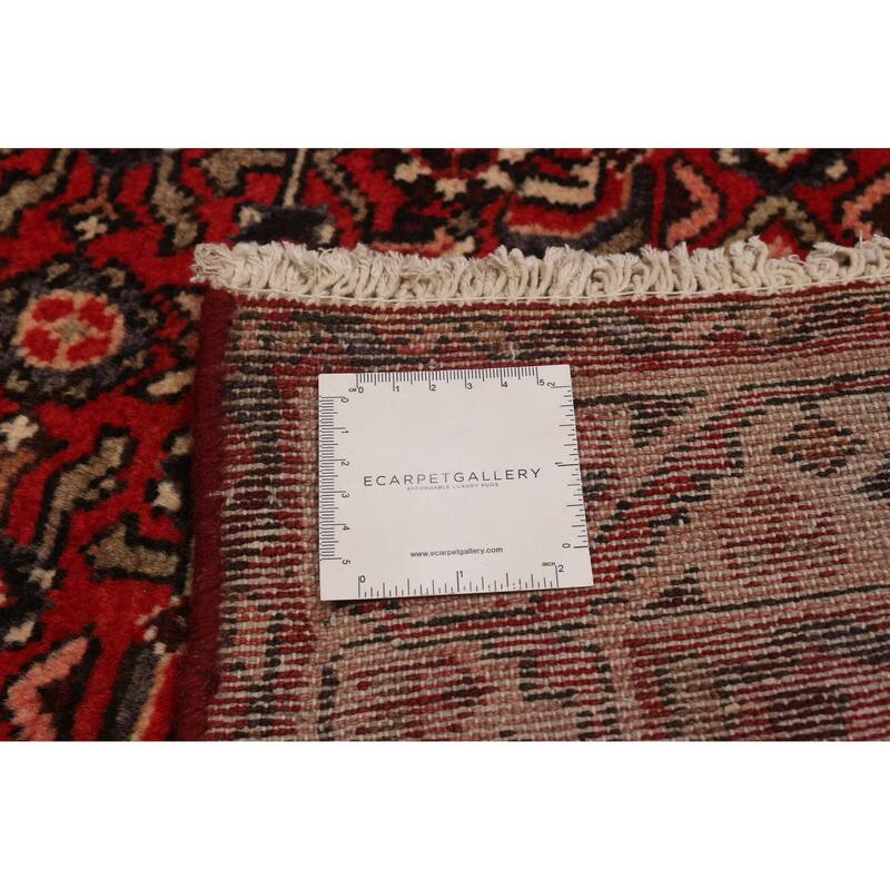 ECARPETGALLERY Hand-knotted Andelz Red Wool Rug - 3'8 x 13'2