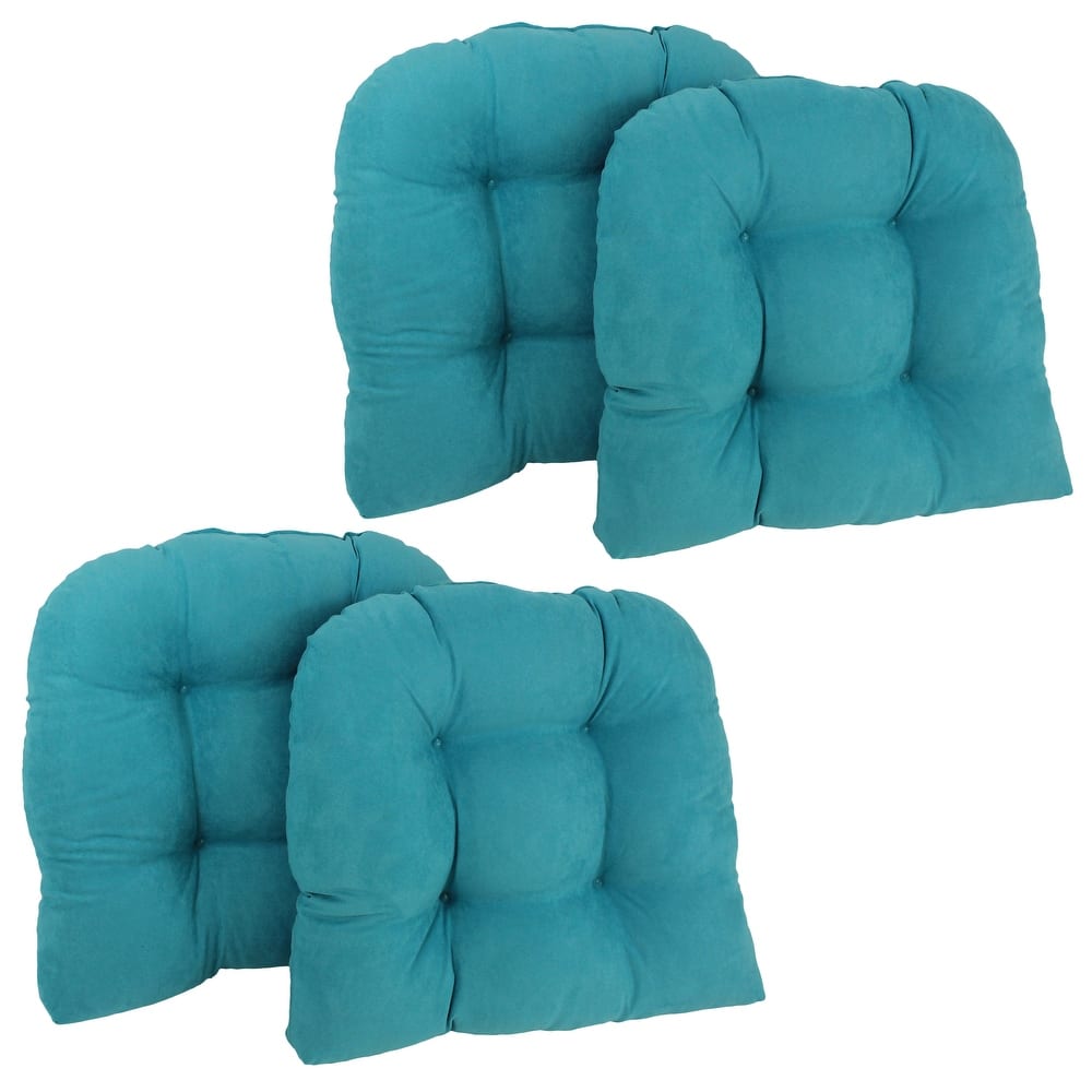 Blazing Needles Indoor/Outdoor Chair Cushions (Set of 4) - 19" x 19"