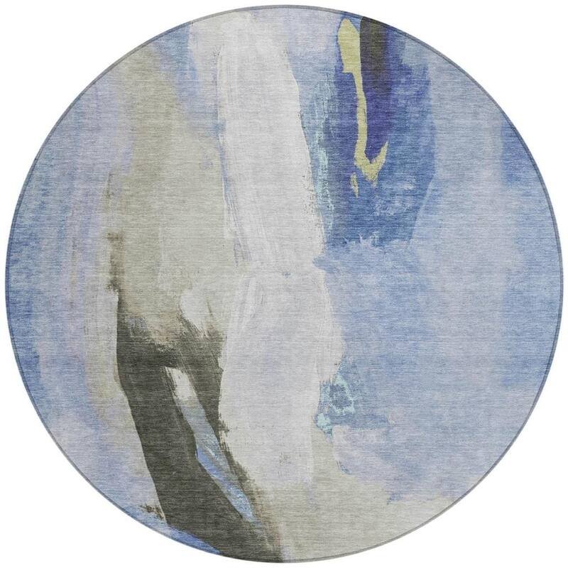 HomeRoots Abstract Transitional Rectangle Outdoor Rug