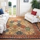 preview thumbnail 3 of 50, SAFAVIEH Handmade Heritage Lyra Traditional Oriental Wool Rug 11' x 15' - Multi/Burgundy - Rectangle
