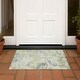 preview thumbnail 78 of 149, Machine Washable Indoor/ Outdoor Chic Paisley Chantille Rug Aloe - 1'8" x 2'6"