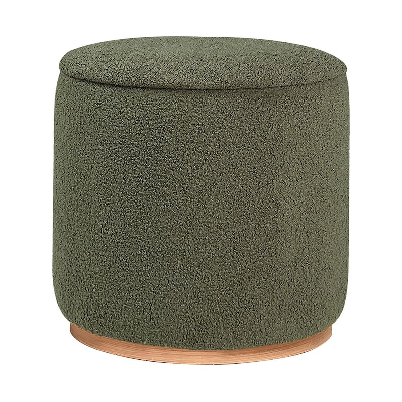 Keita Round Upholstered Ottoman