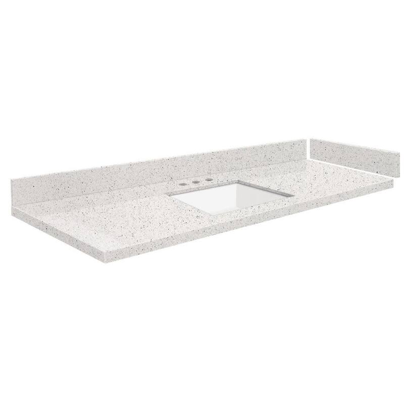 Transolid VT55x22-1KU-8 Silestone 55" Quartz Vanity Top with