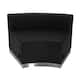 Option Black Faux Leather