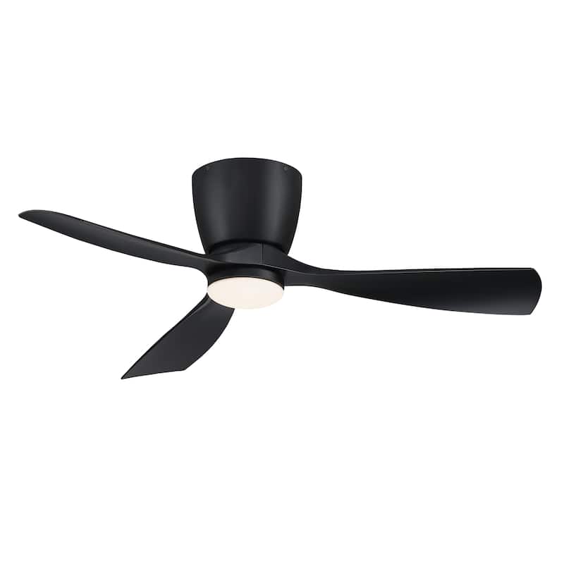 Klinch 44 inch Indoor/Outdoor Ceiling Fan with LED Light Kit - Black
