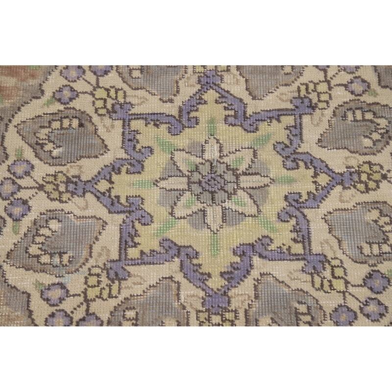 Light Blue Persian Area Rug Handmade Wool Carpet - 8'3"x 11'2"