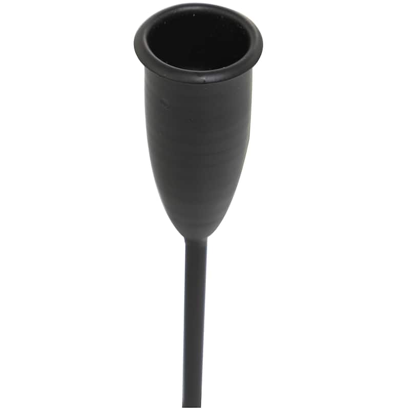 Metal Long Tapered 7 Holder Decorative Candelabra - Gold or Black - CosmoLiving by Cosmopolitan