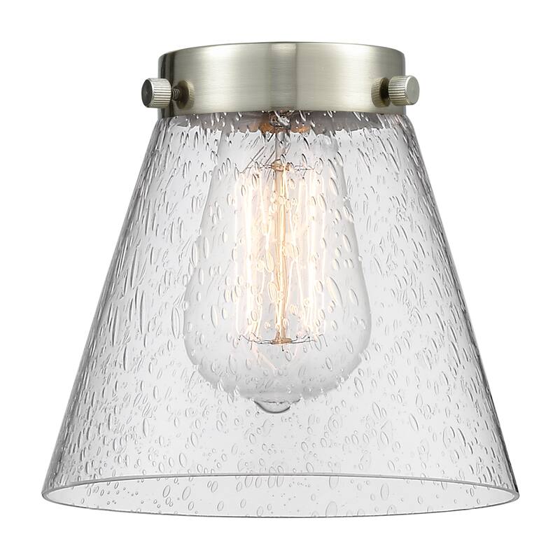 Innovations Lighting Edison Cone - 1 Light 7" Semi-Flush Mount