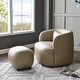 preview thumbnail 20 of 112, KINWELL 23" Wide Faux Leather Upholstered Ottoman Footrest, PU Entryway Footstool