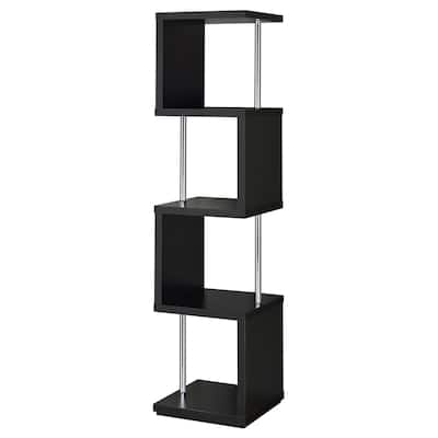 Baxter Contemporary 67-inch 4-shelf Bookshelf - 15.50" x 15.50" x 66.50"