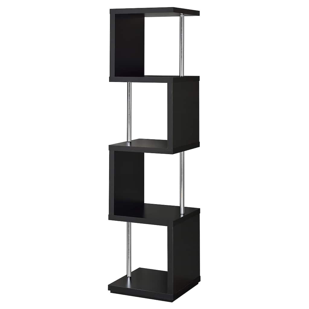 Baxter Contemporary 67-inch 4-shelf Bookshelf - 15.50" x 15.50" x 66.50"