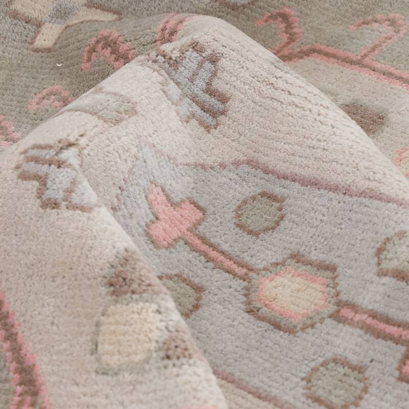 Overton Handmade Modern Contemporary Geometric Area Rug