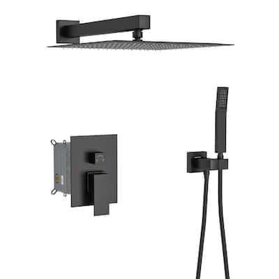 Topcraft 10-Inch Wall Mounted Square Shower System with Rough-in Valve - 10*10