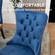preview thumbnail 39 of 69, Solid Wood Velvet Upholstered Dining Chair Set of 6