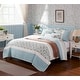 preview thumbnail 11 of 87, Madison Park Vanessa 6 Piece Cotton Percale Quilt Set with Throw Pillows