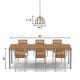 preview thumbnail 12 of 10, River of Goods Hayden Brass and Seeded Glass and Metal Pendant Light with Adjustable Hanging Cord