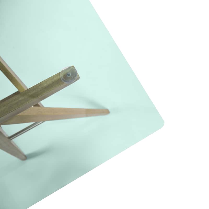 Croxton Mid-Century Glass and Acacia Wood Desk by Christopher Knight Home