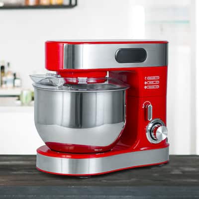 5.5-Quart Modern 6 Speeds Tilt-Head Kitchen Stand Mixer