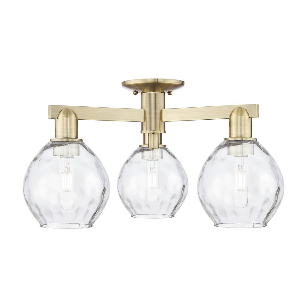 Innovations Lighting Endless Possibilities Arcadia - Waverly - 3 Light 24" Semi-Flush Mount
