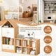 preview thumbnail 26 of 38, House-Shaped Children's Bookshelf，Multi-Functional Organizer for Books & Toys