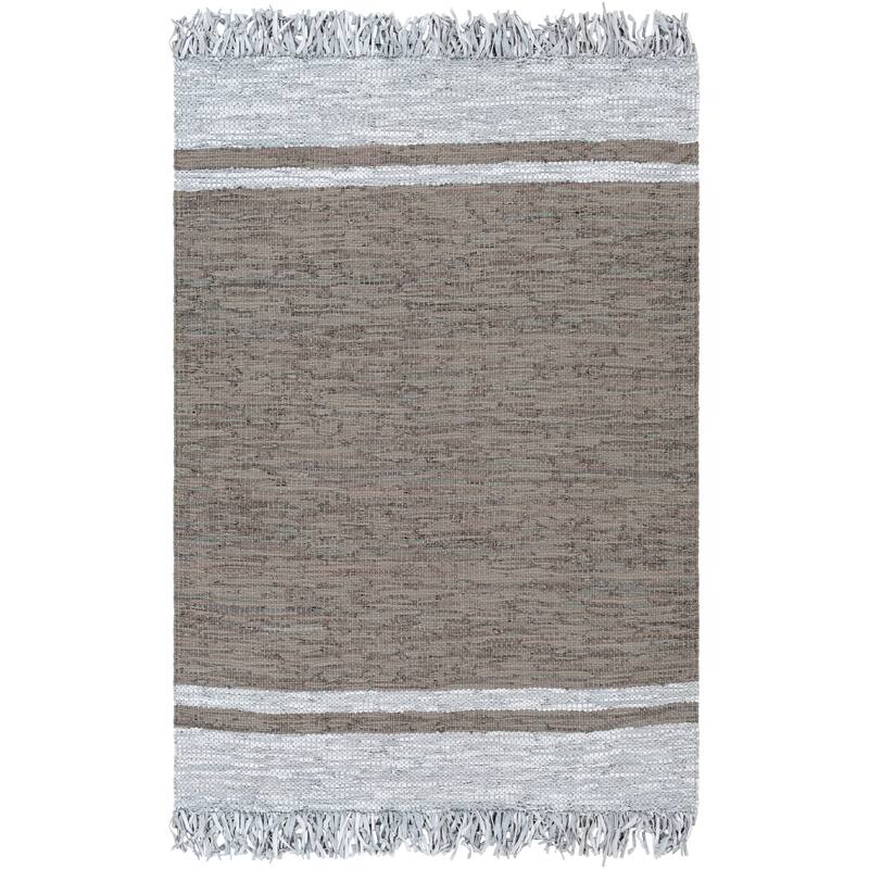 Artistic Weavers Andaman Rustic Leather/Cotton Handmade Area Rug