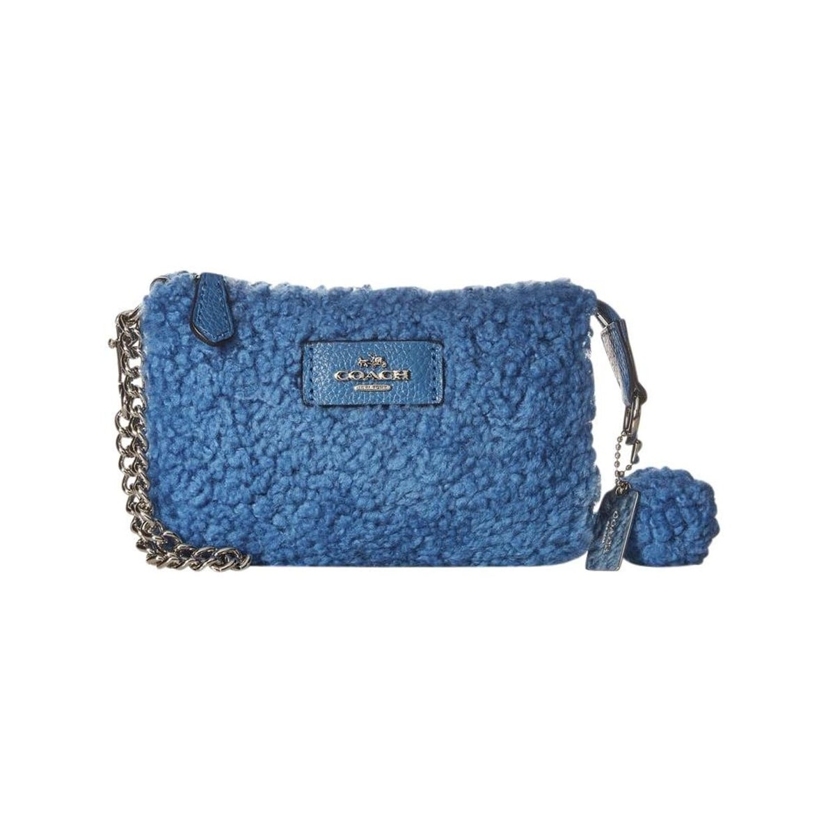 SMALL WRISTLET IN LEATHER AND SHERALING