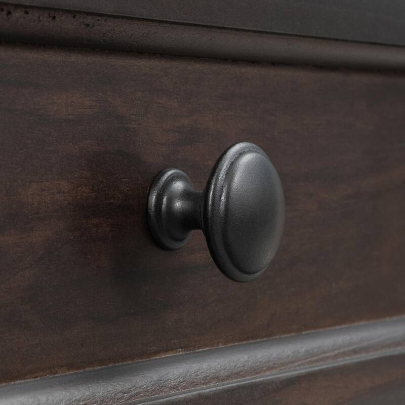 Entryway Console Table: Storage Drawers, Bottom Shelf