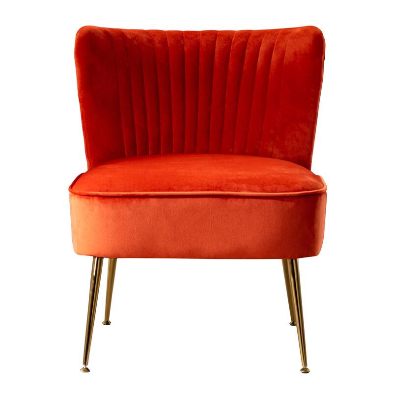 Heaven Contemporary Velvet Upholstered Accent Chair